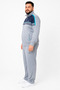Men's oversized zip-up tracksuit set - 4