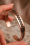 Women's Copper Bracelet Greek Model Handcrafted Adjustable Copper Bracelet - 5