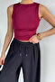 Women's Lycra Blouse with Side Gathered Detail - 3