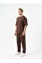 Men's Two Yarn Oversize Short Sleeve T-Shirt Pants Two-Piece Set Casual Fit - 3