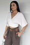 Women's Tie-Back Blouse - 2