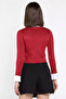 Women's Shirt with Garnish Crop Blouse - 3