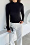 Women's Mock Neck Basic Blouse - 3