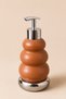 Trio Decorative Premium 3-Outlet Liquid Soap Dispenser 300 ml – Pastel Green Bathroom and Kitchen Soap Dispenser with Chrome Appearance Pump - 18.5 cm X 7 cm - 4