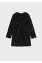 Velvet Sequined Girls' Dress 7903 - 2