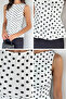 Women's Polka Dot Blouse - 5