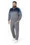 Men's oversized zip-up tracksuit set - 2