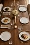 Habbe Gold Gilded 6-Piece Porcelain Serving Plate Set - 2