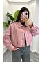 Pleated Short Lined Trench Coat Jacket - 6