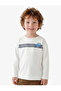 Cotton Long Sleeve Crew Neck Car Printed T-Shirt