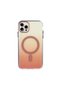 iPhone 15 Pro Max Case Color Gradient Magsafe Camera Raised Silicone Cover - 3