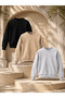 3 Pieces Men's 3 Thread Thick Winter Premium Sweatshirt