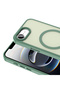 iPhone 16E Case Magsafe Compatible Camera Raised Silicone Matte Anti-Fingerprint Marçev - 3