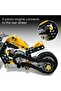 Yellow Motorbike Toy Model Kit 42225 (Age 7+, 151 Pieces) - 5