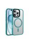 iPhone 16 Pro Case Magsafe Supported Camera Raised Matte Anti-Fingerprint Silicone Case - 2
