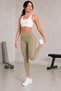 Women's 2-Pack Ribbed Detailed Gathering High Waist Sports Leggings – Fitness, Pilates, and Everyday Ribbed Leggings - 5