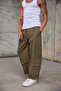 Men's Baggy Pants with Stitched Detailing - 2