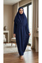 Women's Hijab Prayer Dress – Long Sleeve, Straight Cut Comfortable Prayer Set - 3