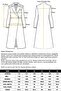 Oversized Water-Repellent Trench Coat with Stand-Up Collar, Cape and Placket Detail Black 6892 - 8