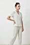 V-Neck Closure Elastic Waist Snow White Pajama Set - 3