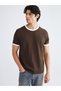 I Contrast Detailed Men's Combed Cotton T-Shirt from Freezen Store - 2