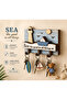 🌊   Wooden Sea-Themed Keychain Hanger |   Decorative Wall Key Holder 🔑   Sailor Home Decor |   Gift - 2