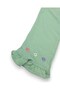 Girl Child 1-2-3-4 Years Old Seasonal 2 Thread Sweatpants, Floral Embroidered Ruffled Cuffs - 4