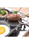 4 Cavity Nonstick Frying Pan | 18cm Multi Section Egg & Pancake Pan | 8.8cm Round Compartments | Omelette Breakfast Cooking Pan with Wooden Handle - 2