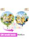 Minions Balloon Set 6 Pieces Minion Kevin Balloon and Minion Stuart Foil Balloon Set - 4