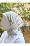 Hijab Women's Big Loop Pattern Scarf Stone