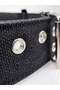 Durable Large Breed Dog Collar - Double Tongue Metal Buckle (5Cmx47-60Cm) Black - 3