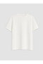 Lcw Vision White Loose Fit Fluid Fabric T-Shirt /04 - 5