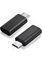 محول مايكرو USB الى USB C، محول من النوع C انثى الى مايكرو B ذكر كيو سي 3.0 لنقل البيانات متوافق مع