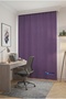Modern Background Curtain - Single Panel - Ready for Cornice - Stain Resistant - Lilac - Pleatless Flat Installation - Extrafoam Gathering - 2