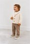 Baby Boy 3-Piece Set Textured Knitwear Cardigan Long Sleeve Tshirt Casual Pants Daily Holiday Special Occasions