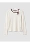 Rmz Gi̇yi̇m Farkiyla Zero Roba Collar Heart Detailed Girls' T-Shirt - 2
