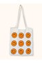 Smile Patterned Shoulder Bag, Hand Knitted Bag