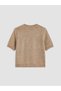 Esvab • Modern & Distinctive Short Sleeve Women's Knitwear Sweater - 2