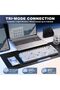 لوحة مفاتيح ميكانيكال لاسلكية للالعاب X98 QMK/VIA مع مقبض ثلاثي الاوضاع بلوتوث 5.0 / USB-C / 2.4 جيج - 3