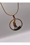 Steel Necklace with Ataturk Figure - 4