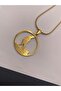 Steel Necklace with Ataturk Figure - 3