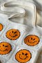 Smile Patterned Shoulder Bag, Hand Knitted Bag - 4