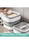 Hasthib Collapsible Food Container with Transparent Lid Large Capacity 11-27 Lbs Multi-Purpose Food Storage Container for - 3