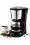 Coffee Maker 900W, 1.5L 12-Cup Drip Coffee Machine with Anti-Drip System, Permanent Filter, Keep Warm Function, Glass Carafe, Black
