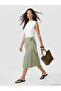 Esvab • Modern & Distinctive Belted Skirt with Drawstring Waist
