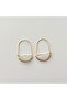Chalcedony Half Moon Dangle Natural Stone Earrings White - 2