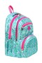 Pink Flamingo Girls' School Backpack Set - Green Background 2-Piece Set - 4