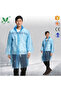Special Production Hooded Snap Fastener Waterproof Durable Unisex Practical Thin Transparent Raincoat 1 Piece - 2