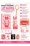 Rabbit Figured Lip Gloss – Clip-On Design for Attachment to Bag