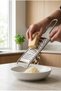 Stainless Steel Hand Grater – Multi-Purpose Kitchen Grater 25 cm - 4
